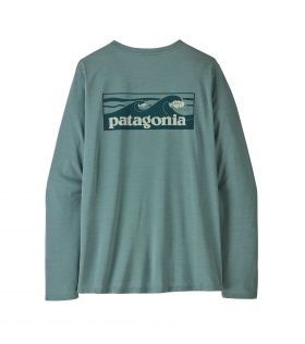 Тениска Patagonia Long Sleeved Capilene Cool Daily Shirt - Boardshort Logo W's