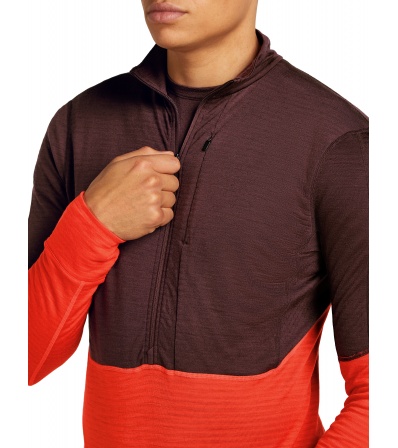 Блуза Icebreaker Men's 200 Realfleece Descender LS Half Zip Top