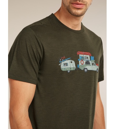 Тениска Icebreaker Merino 150 Tech Lite SS Tee Transportage M's